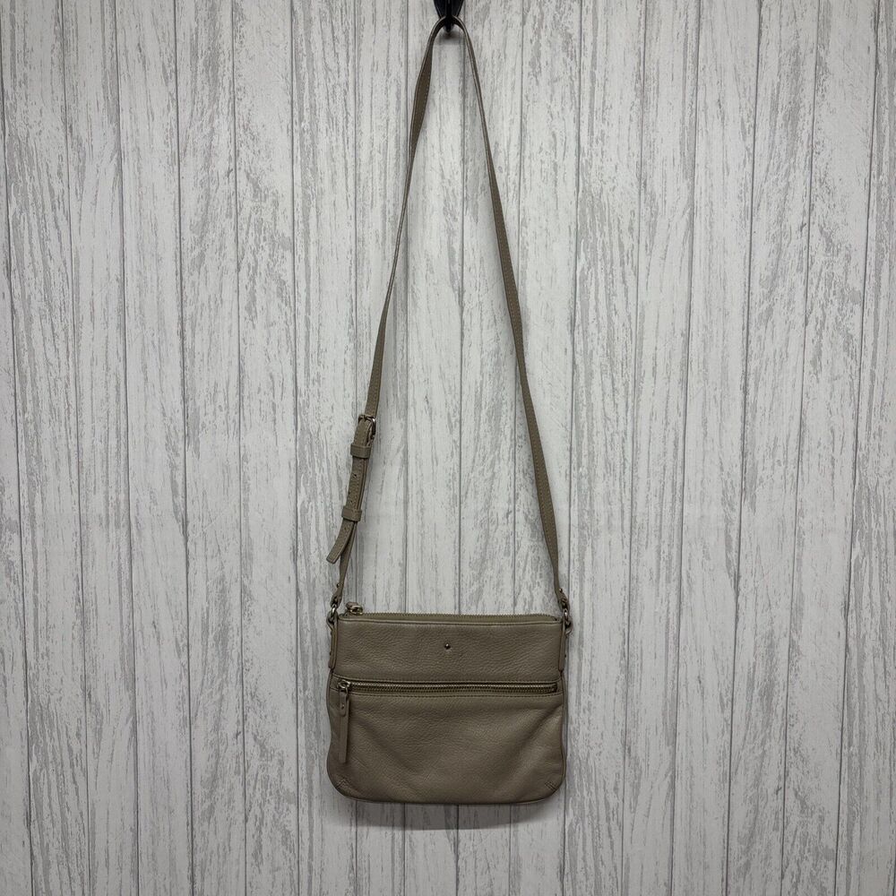 Womens Kate Spade Beige Crossbody Leather Bag
